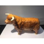 A BESWICK HIGHLAND BULL A/F