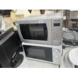 TWO 700 WATT MICROWAVES TO INCLUDE A STAINLESS STEEL PANASONIC