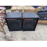 TWO H H ELECTRONIC SPEAKERS