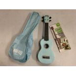 A UKULELE WITH A CASE