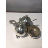 A MAPPIN AND WEBB SILVER CRUET SET