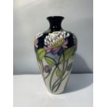 A MOORCROFT TREFOIL VASE 6 INCHES TALL