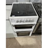 A WHITE FLAVEL OVEN AND HOB BELIEVED IN WORKING ORDER BUT NO WARRANTY