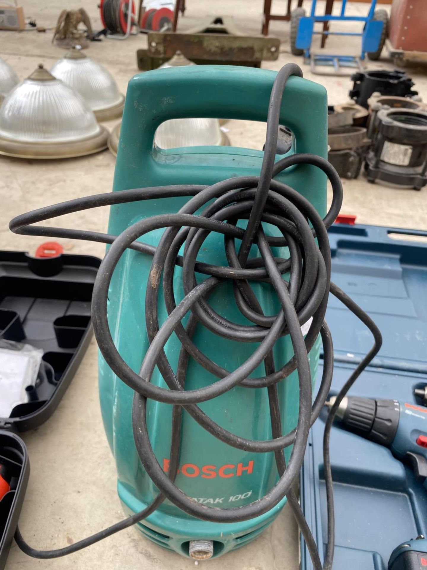 TWO BOSCH DRILLS AND A BOSCH ELECTRIC PRESSURE WASHER - Image 3 of 3