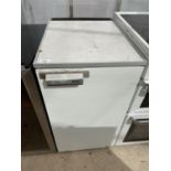 A WHITE SIERA UNDER COUNTER FRIDGE BELIEVED IN WORKING ORDER BUT NO WARRANTY