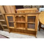 A MODERN PINE DRESSER TOP