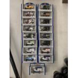 A COLLECTION OF SEVENTEEN OF OXFORD DIE-CAST METAL REPLICA CARS