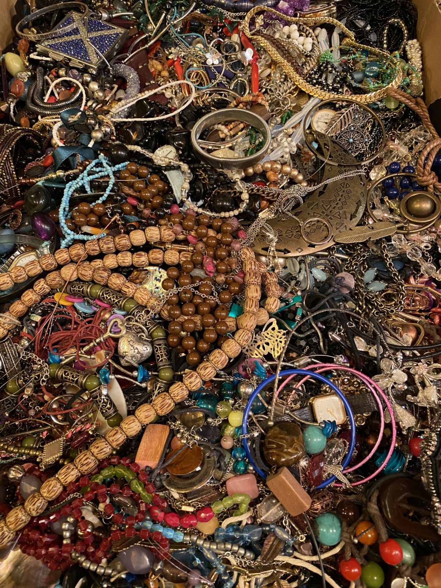 A LARGE QUANTITY OF COSTUME JEWELLRY - Image 2 of 2