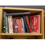 AN ASSORTMENT OF FOOTBALL BOOKS TO INCLIUDE A LARGE NUMBER OF MANCHESTER UNITED YEAR BOOKS