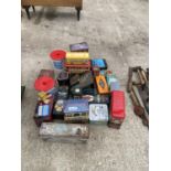 A QUANTITY OF VINTAGE AND OTHER TINS
