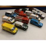 A QUANTITY OF TOY CARS