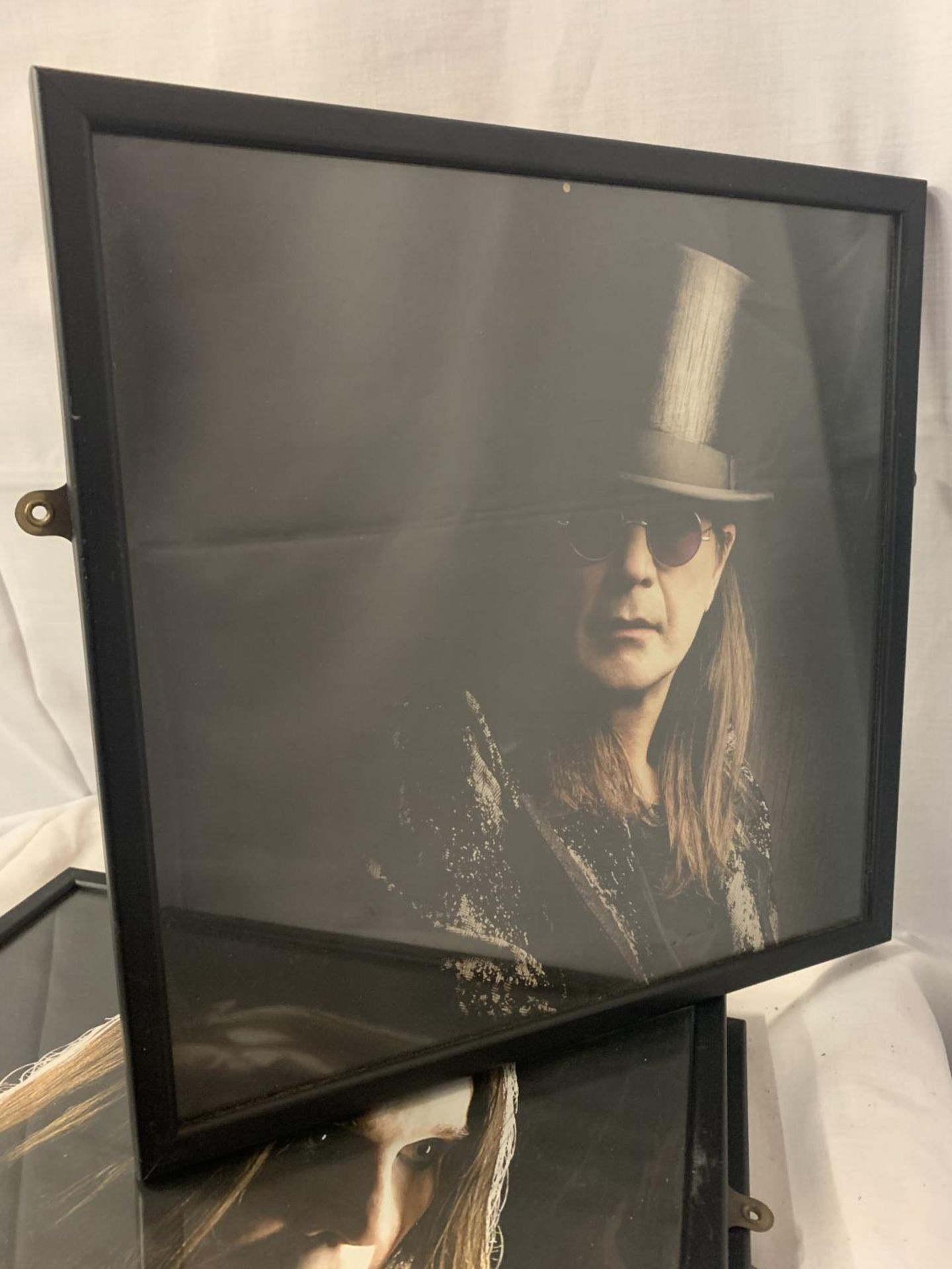 THREE FRAMED PICTURES OF OZZY OSBOURNE - Image 3 of 4
