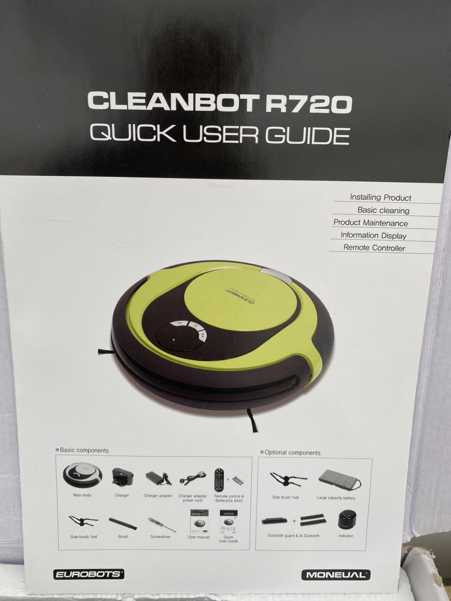 A CLEANBOT R720 ROBOT CLEANER BELIEVED IN WORKING ORDER BUT NO WARRANTY - Image 3 of 4