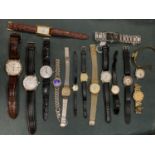 A SELECTION OF VARIOUS WATCHES