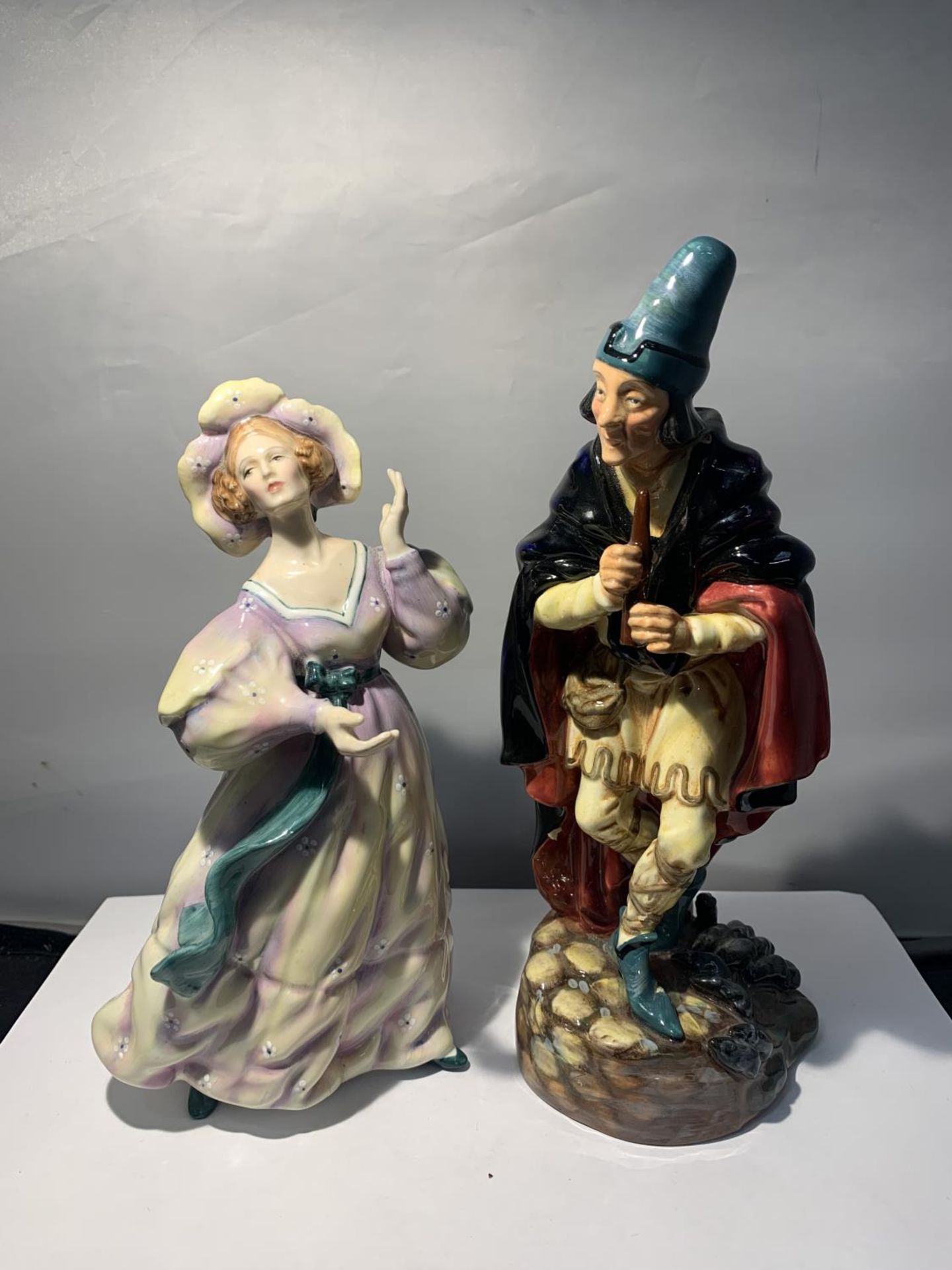 TWO DOULTON FIGURINES, BOTH A/F