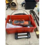 A RHINO 13500 LB WINCH BELIEVED IN WORKING ORDER BUT NO WARRANTY