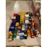 AN ASSORTMENT OF VARIOUS MODEL CARS AND LORRIES