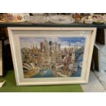 A LIMITED EDITION FRAMED PRINT 'MEMORIES OF SYDNEY' BY STUART MOORE 561/1500