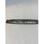 A WHITE METAL TITANIC PEN KNIFE