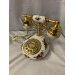 A ROYAL ALBERT TELEPHONE IN THE DESIGN 'OLD COUNTRY ROSES'
