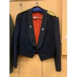 A SOUTH AFRICAN ARMY DINNER JACKET WITH EX UNITAS VIRES EMBLEMS