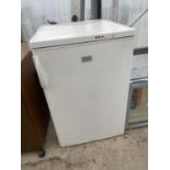 A WHITE ZANUSSI UNDER COUNTER FREEZR BELIEVED IN WORKING ORDER BUT NO WARRANTY