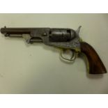 AN AMERICAN COLT EXTRA FIVE, SHOT .35 CALIBRE REVOLVER, 12CM BARREL