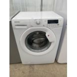A WHITE HOOVER 7KG WASHING MACHINE BELIEVED IN WORKING ORDER BUT NO WARRANTY