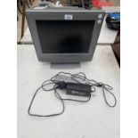 A SONY 15" LCD COLOUR TELEVISION WITH REMOTE CONTROL