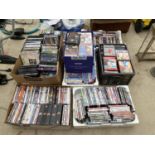 AN EXTREMELY LARGE COLLECTION OF DVDS TOM INCLUDE A NUMBER OF NEW AND SEALED DVDS