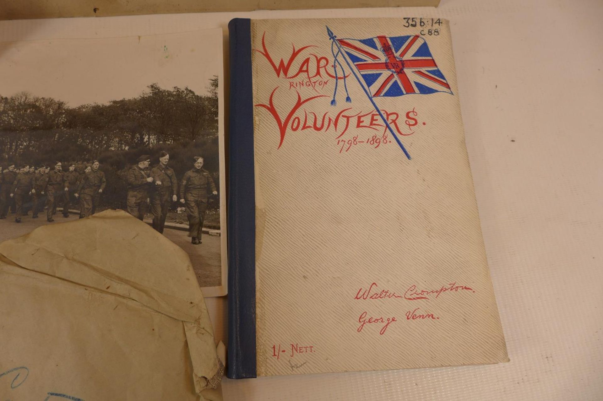 A WORLD WAR 1 LETTER DATED 1915 CONCERNING TROOP CANTEENS AT ROUEN, PHOTOS OF THE HOME GUARD - Image 4 of 6