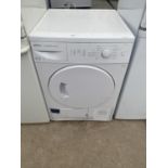 A WHITE BEKO 8KG CONDENSER DRYER BELIEVED IN WORKING ORDER BUT NO WARRANTY