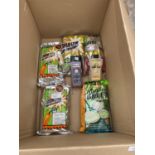 AN ASSORTMENT OF FISHING BAIT TO INCLUDE CARP GROUND BAIT, CARP VADER AND SHELLFISH MIX ETC