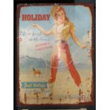 A VINTAGE STYLE 1950'S HOLIDAY SIGN