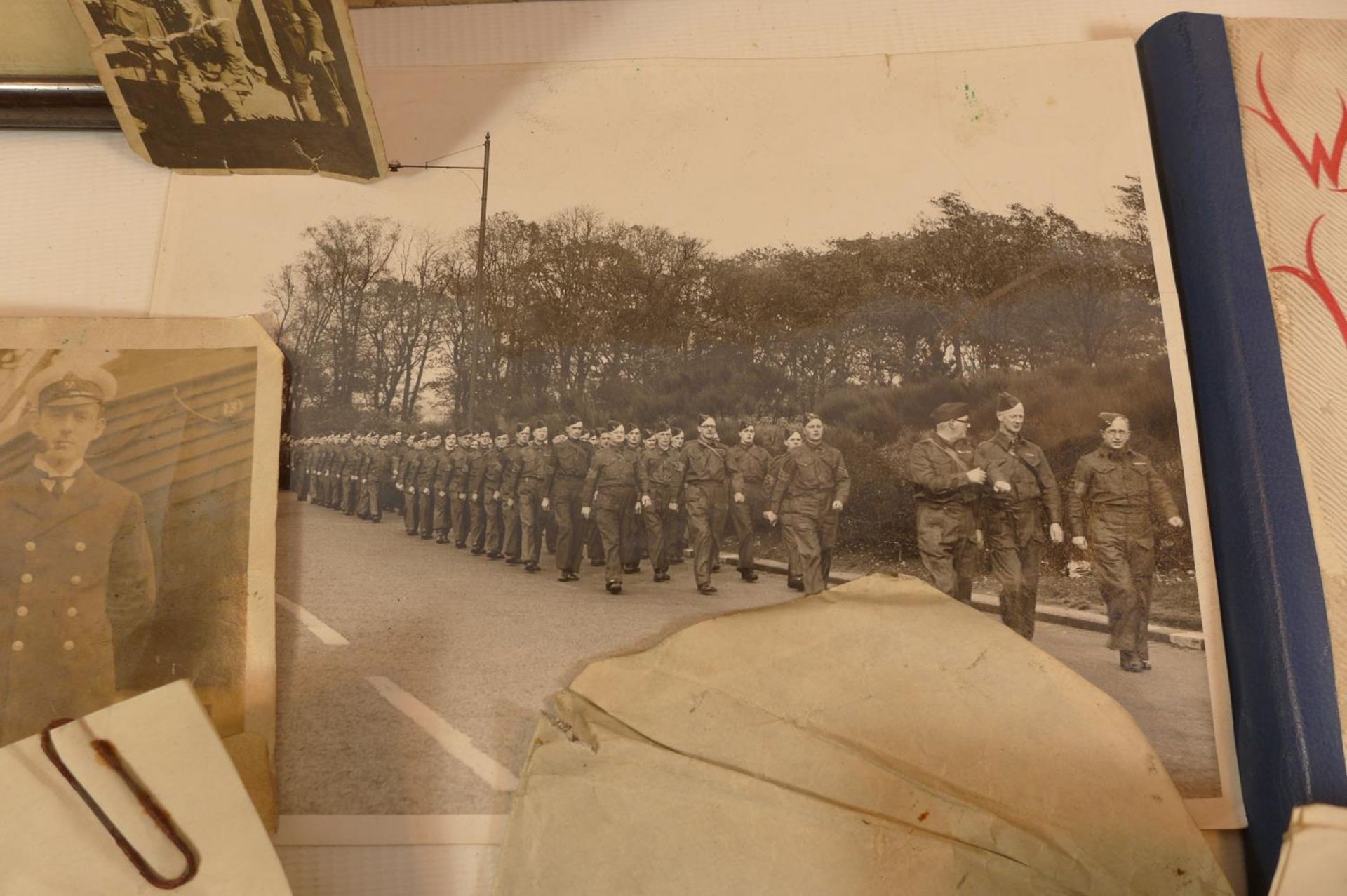 A WORLD WAR 1 LETTER DATED 1915 CONCERNING TROOP CANTEENS AT ROUEN, PHOTOS OF THE HOME GUARD - Image 3 of 6