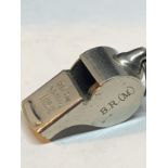 A THE ACME THUNDERER WHISTLE B.R.M