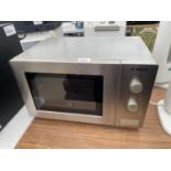 A SILVER BOSCH MICROWAVE OVEN