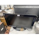 A 22" TOSHIBA TELEVISION BELIEVED IN WORKING ORDER BUT NO WARRANTY