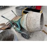 A BELL CEMENT MIXER BELIEVED IN WORKING ORDER BUT NO WARRANTY