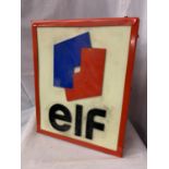 AN ILLUMINATED 'ELF' SIGN