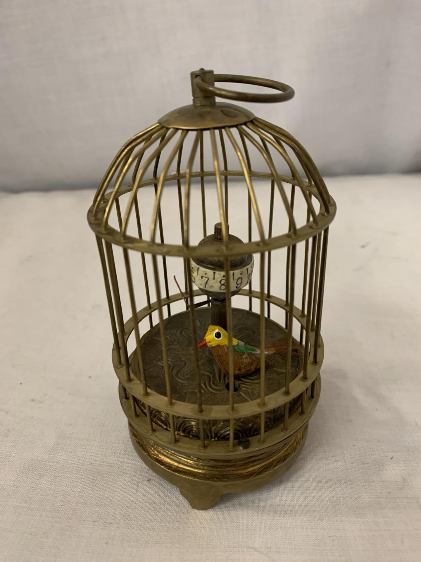 A BIRD CAGE MYSTERY CLOCK