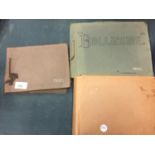 THREE PHOTOGRAPH ALBUMS CONTAINING PHOTOS OF SCENERY AND LANDSCAPES TWO ALBUMS OF WHICH ARE DATED