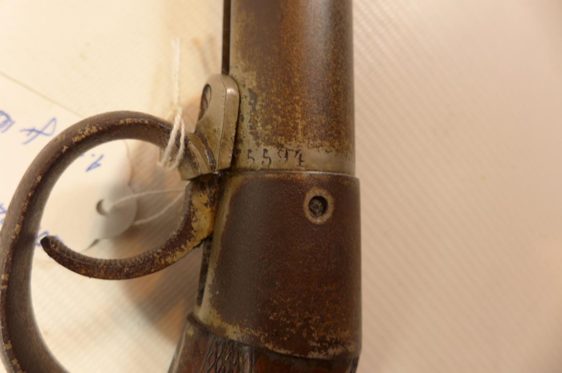 A MILLITA PATENT 177 CALIBRE AIR RIFLE WITH 45CM BARREL. SERIAL NUMBER 5594 - Image 6 of 6