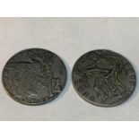 TWO GERMAN CULT COINS