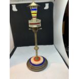 AN RAF STYLE PAPER WEIGHT LAMP