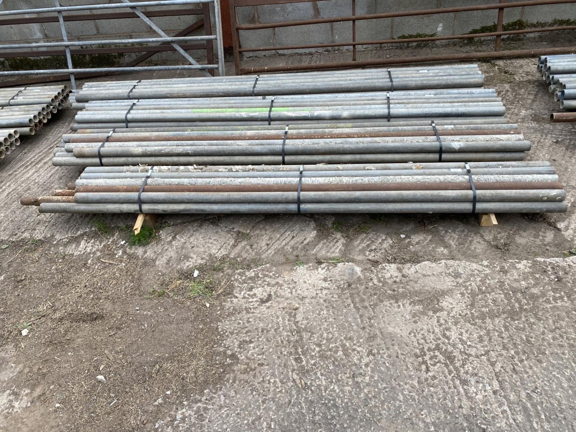 SCAFFOLD PIPES 8' 6" LONG TO BE SOLD PER PIPE WITH THE OPTION ON THE NEXT 10 LOTS - Image 2 of 2