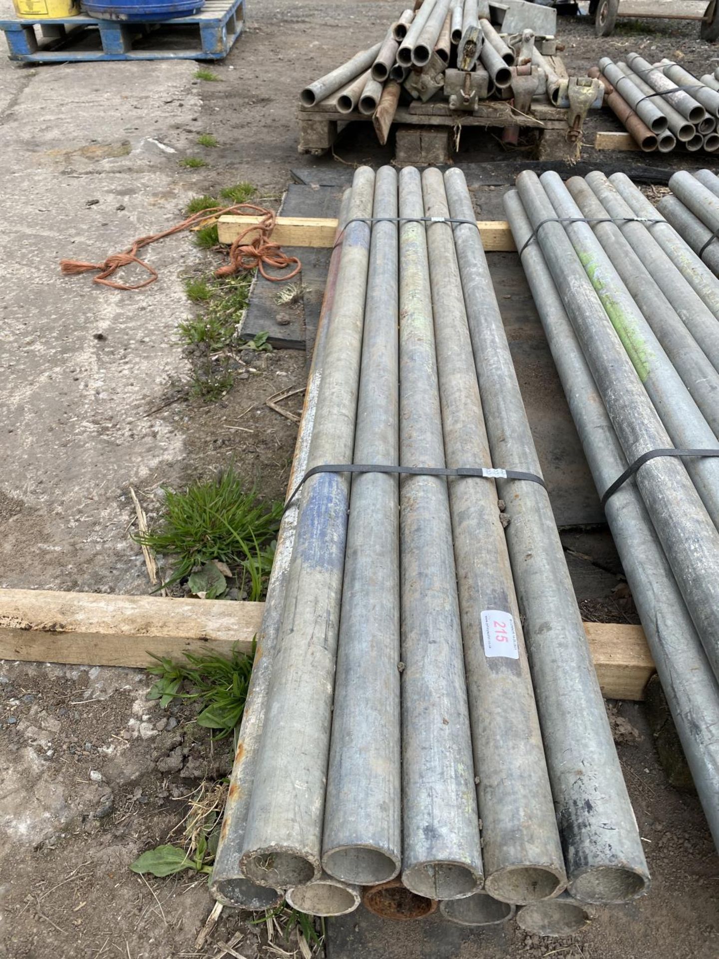 SCAFFOLD PIPES 5' LONG TO BE SOLD PER PIPE WITH THE OPTION ON THE FOLLOWING PIPES