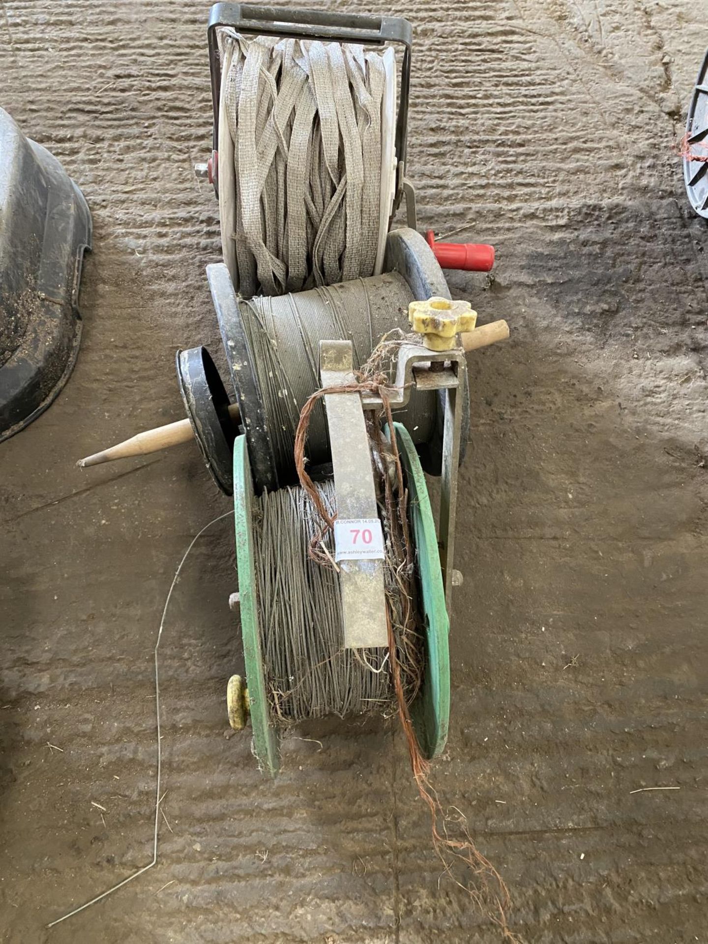 3 ROLLS OF ELECTRIC FENCE WIRE