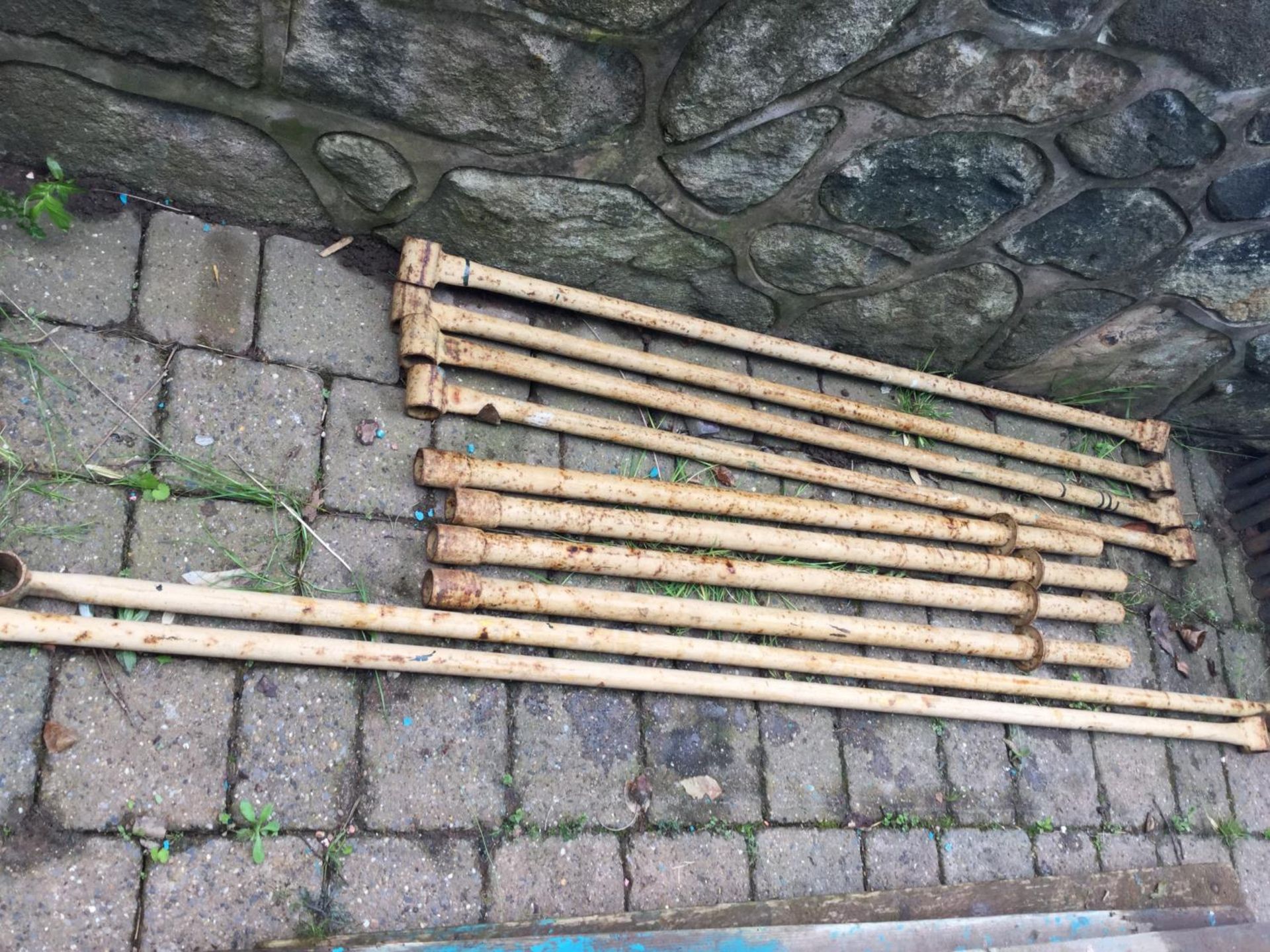 TEN SMALL STILLAGE SCAFFOLDS NB:THESE ITEMS ARE TO BE COLLECTED FROM HEATHER BANK FARM, CONGLETON,