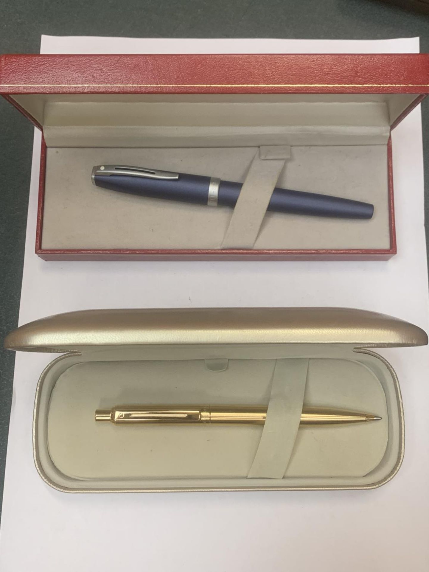 TWO BOXED SHEAFFER BIROS
